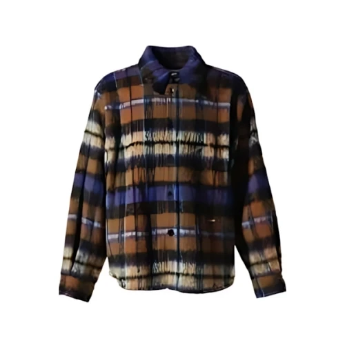 ADER ERROR FLANNNEL CHECK SHIRT JACKET
