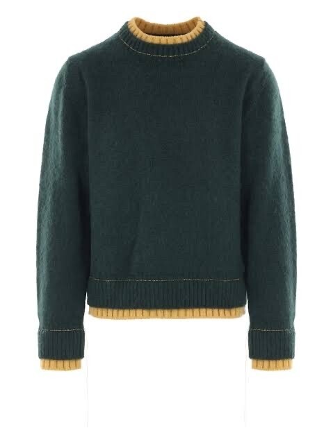 sacai コントラストトリム セーター