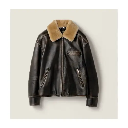 MIU MIU ナッパレザー ジャケット