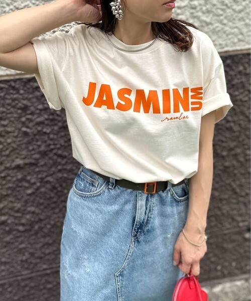 mi via loca ジャスミンロゴTシャツ