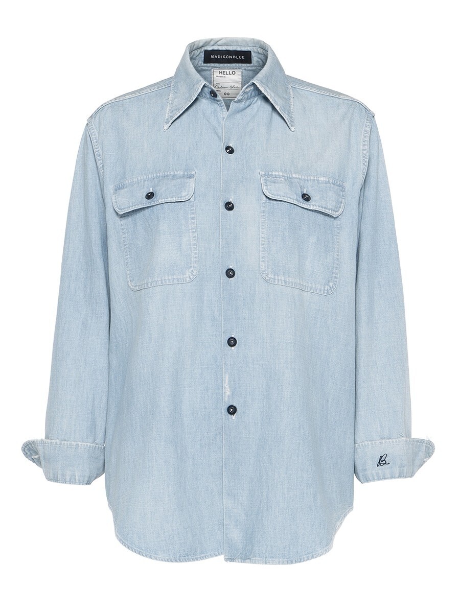 MADISONBLUE VINTAGE HAMPTON SH CHAMBRAY