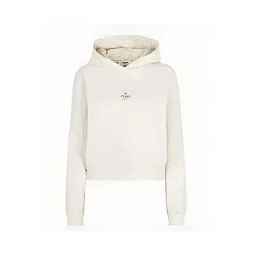 FENDI White jersey sweatshirt