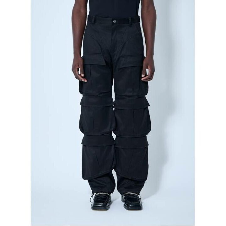 Mugler Multiple Pocket Cargo Pants Men Blk