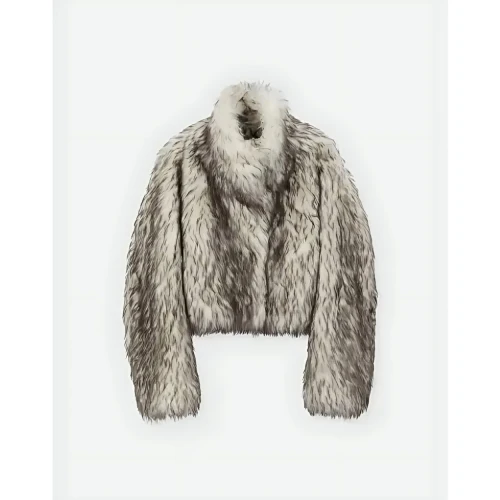 EENK XHORT Faux Fur Short Coat
