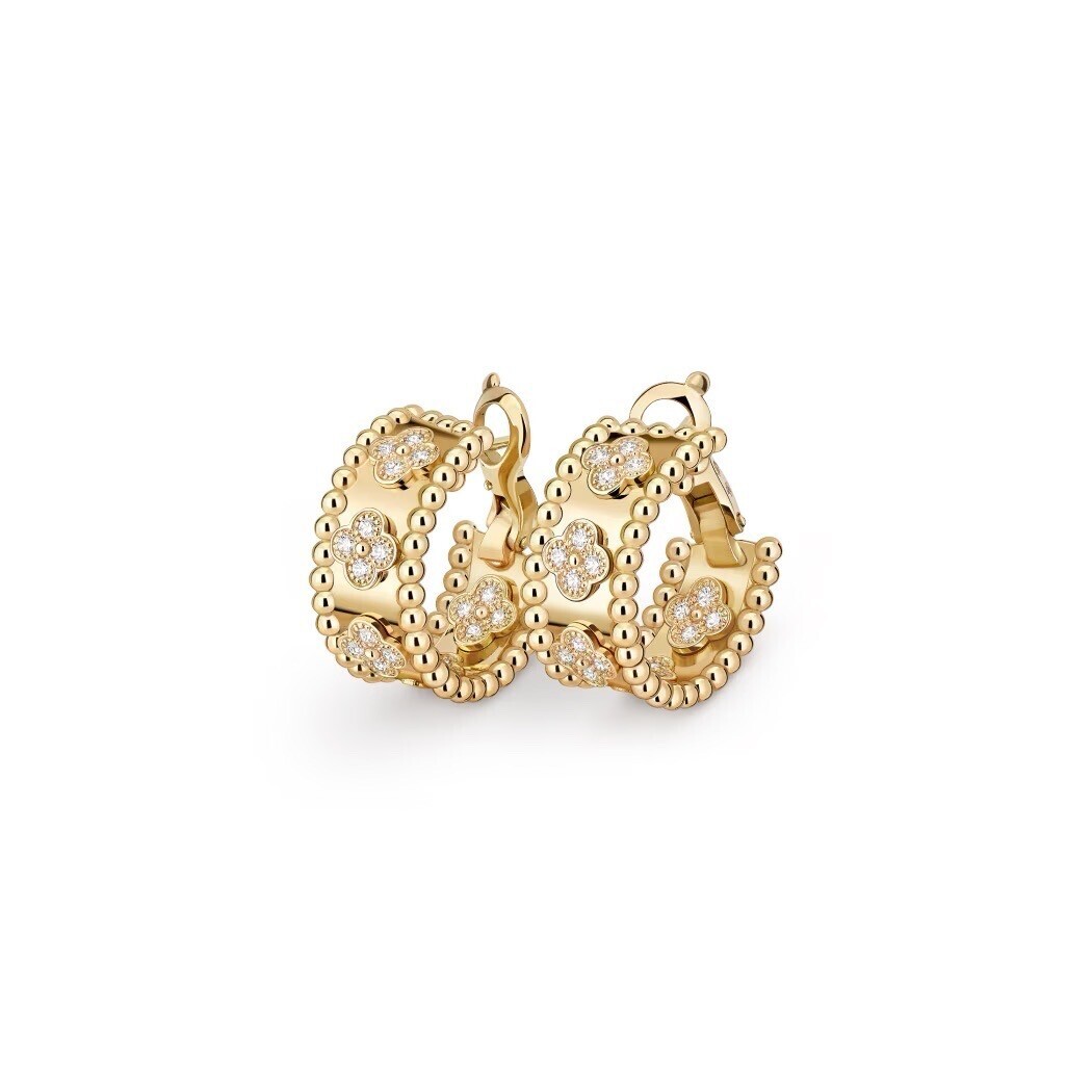 Van Cleef & Arpels ペルレ クローバー イヤリング