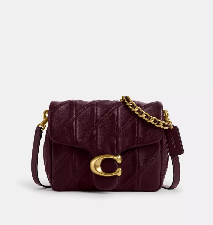 COACH タイムズ スクエア タビー ショルダー バッグ・キルティング
