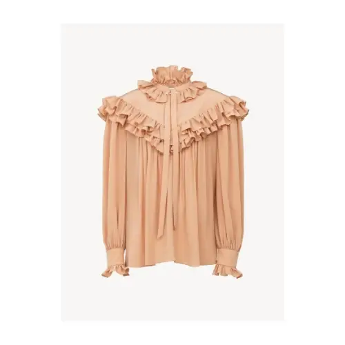 Chloé オーバーサイズ ラッフルトップス
