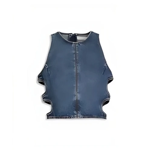 Chloé デニム クロップドトップス カットアウト