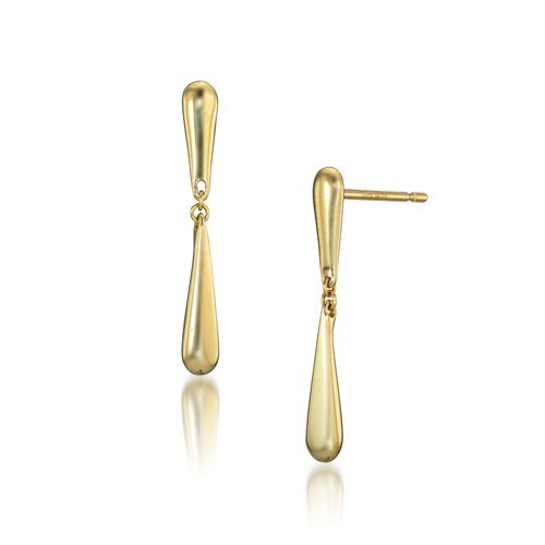 STAR JEWELRY K10 ピアス DROP PIERCED EARRINGS