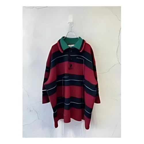 KIDILL OVERSIZED BORDER POLO KNIT COLLAB WITH rurumu: