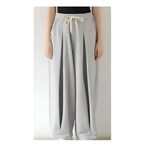 ANGLAN Valley Tuck Sweat Balloon Pants