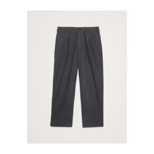 BANANA REPUBLIC ルーズ プリーツ ウールブレンド パンツ
