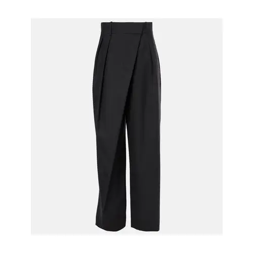 LOEWE ラップウールワイドレッグパンツ