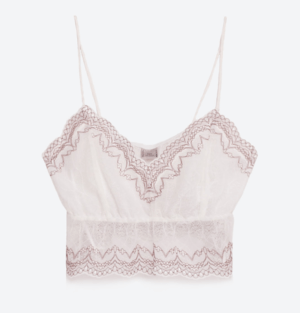 ZARA ファンシートップス