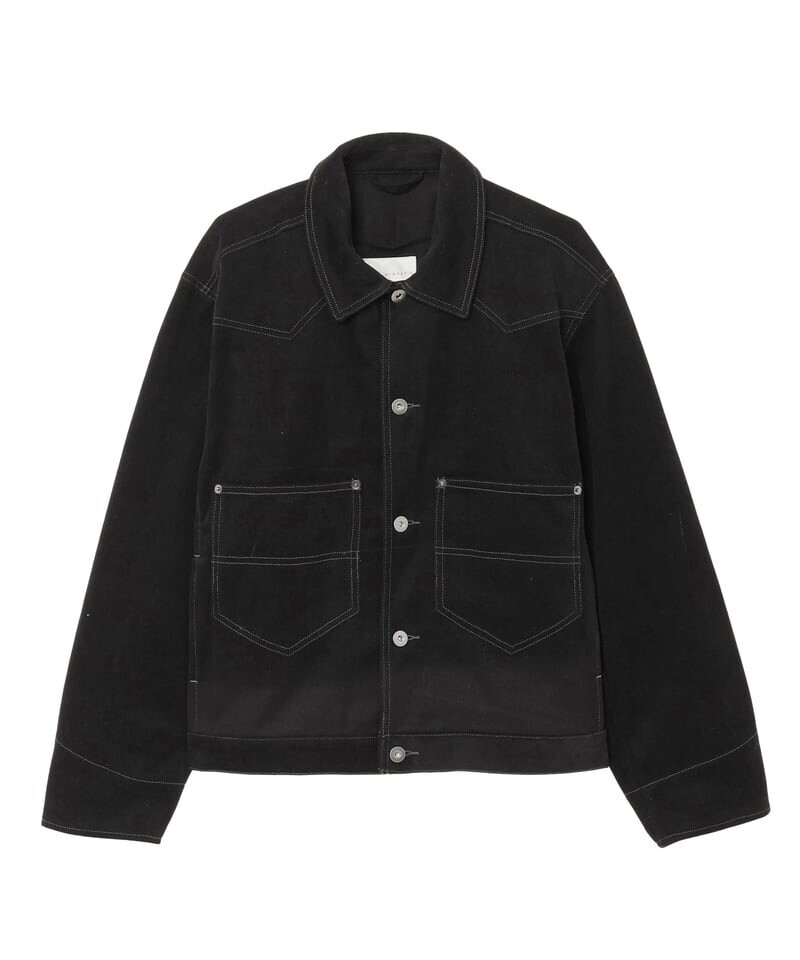 arenotis Frost-Faded Chino Ventilation Jacket BLACK