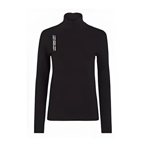 FENDI Black stretch wool jumper