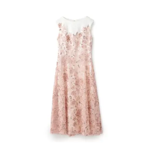 TADASHI SHOJI スパンコールフレアドレス