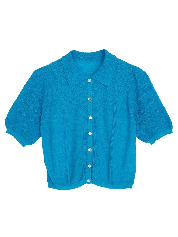 ameri vintage MEDI COMPACT SUMMER KNIT BLOUSE