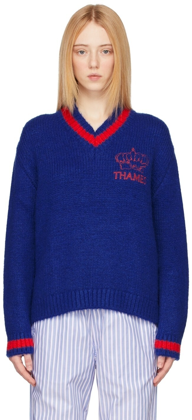 Thames Mmxx. Blue Knit Style P.G Sweater