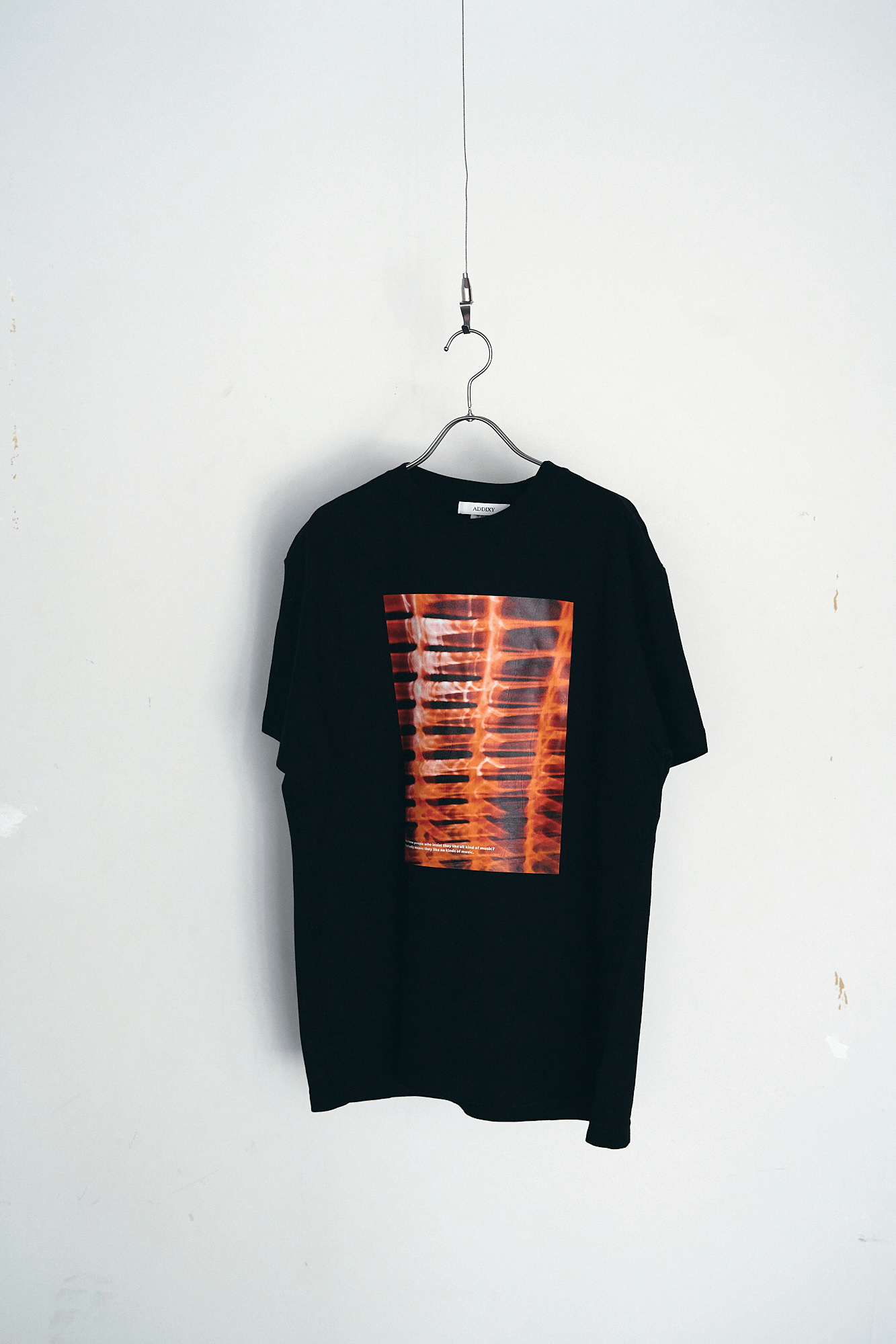 ADDIXY 【UNISEX】UNDERGROUND T-SHIRTS / BLACK