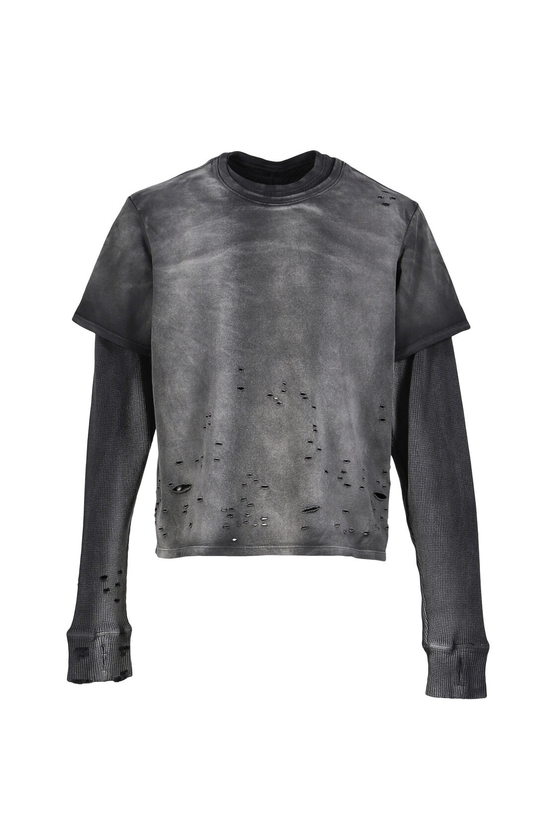 FILTH LAYERED THERMAL T / FADE BLK
