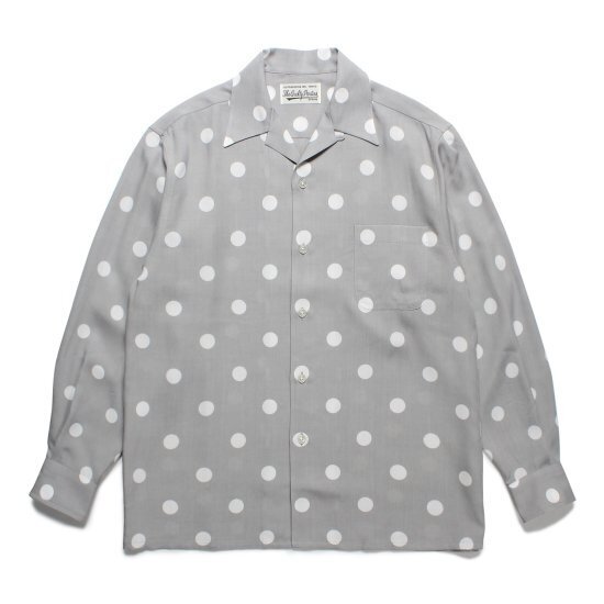 WACKO MARIA DOTS OPEN COLLAR SHIRT