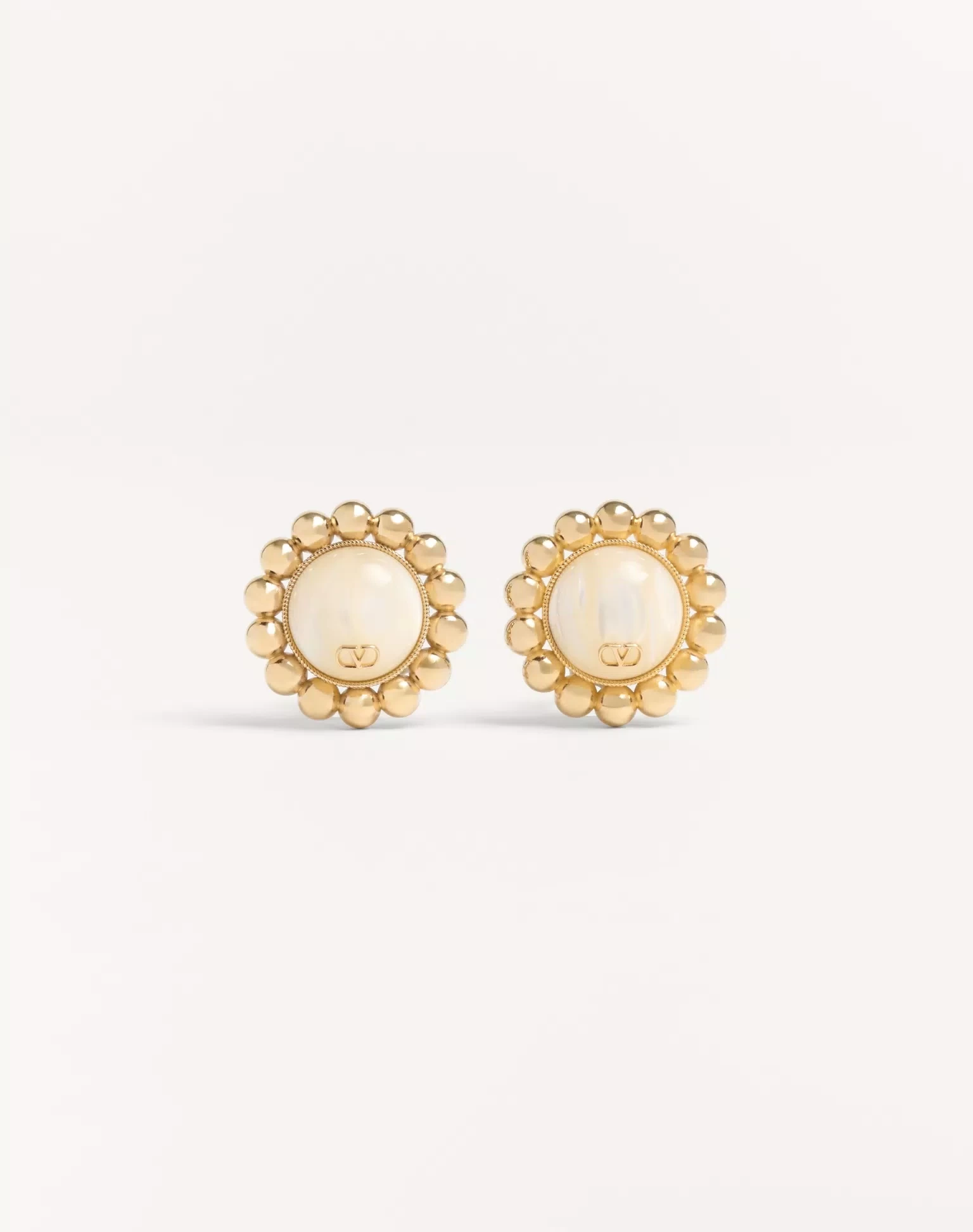 VALENTINO GARAVANI パ プリュス メタル x パール イヤリング