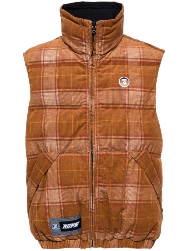 AAPE BY A BATHING APE reversible padded gilet