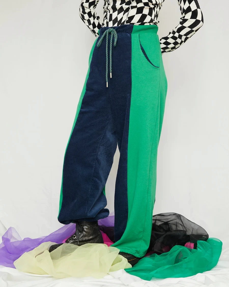 Scǎi tokyo BICOLOR SWEATER PANTS
