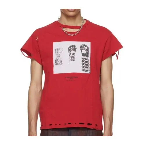 HYACYN EET Distressed Gloves Tシャツ