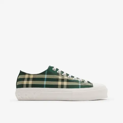BURBERRY チェック ナイロンブレンドスニーカー