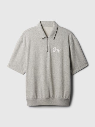 GAP GAPロゴ ハーフジップ プルオーバー(ユニセックス)