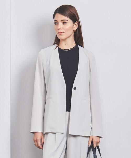 UNITED ARROWS FEEL FREE LIGHT ノーカラージャケット