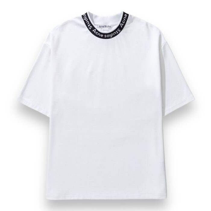 Acne Studios ロゴ ラウンドカラーTシャツ