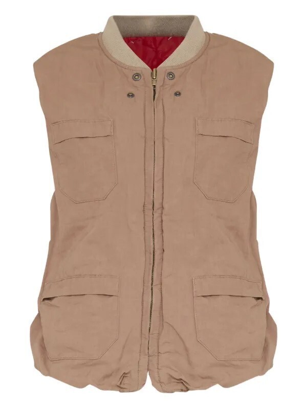 Maison Margiela linen-blend waistcoat