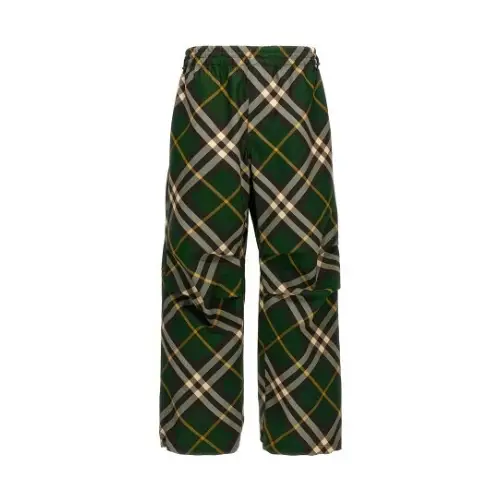BURBERRY Check Trousers