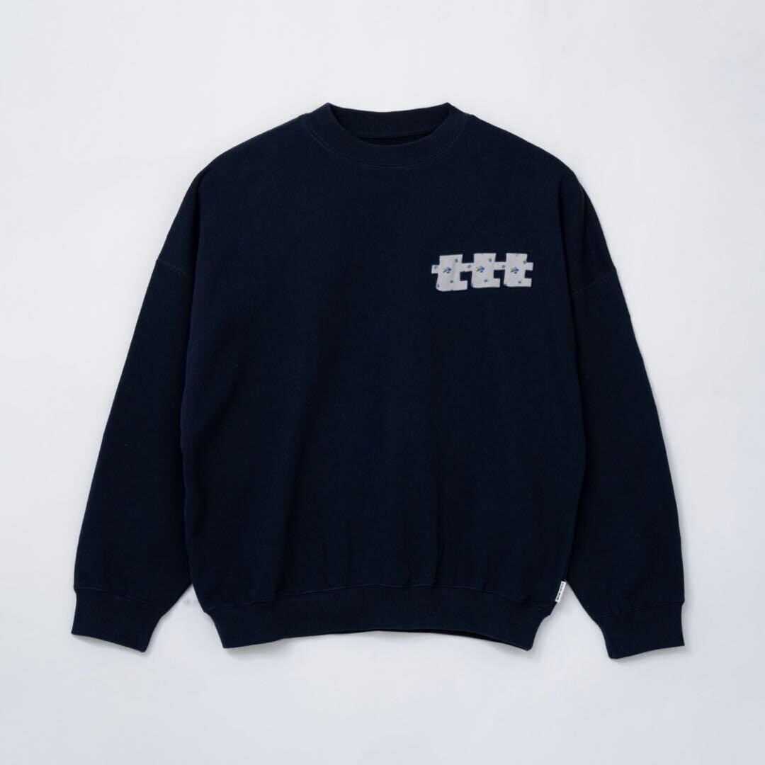 TTT_MSW Fruits crew neck sweat（NAVY）