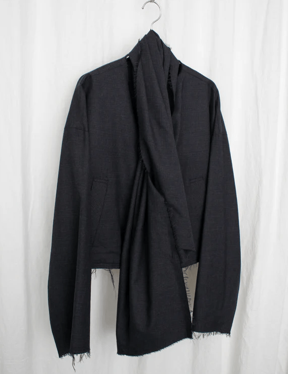 sulvam SHORT SCARF BLOUSON