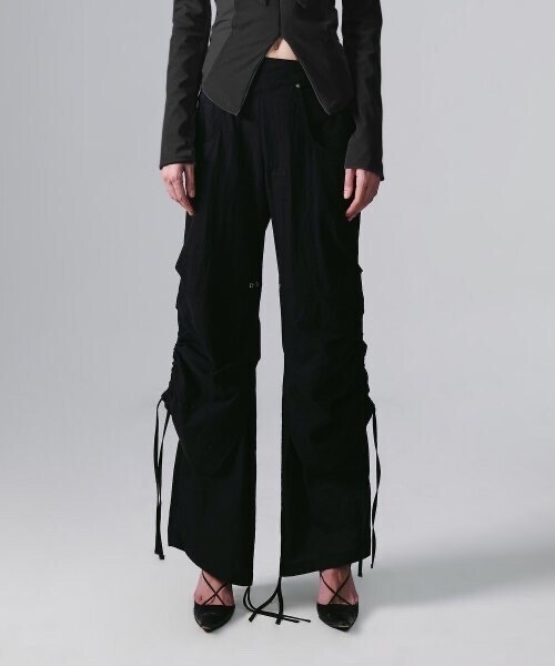NACHE LAYERED WAIST BONDED PANTS