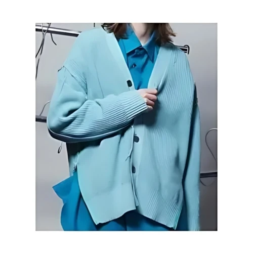MAISON SPECIAL インサイドアウトサイドジップVネックニットカーディガン