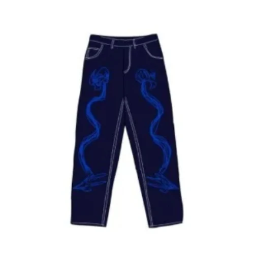 Charles Jeffrey LOVERBOY ART DENIM JEAN MEN