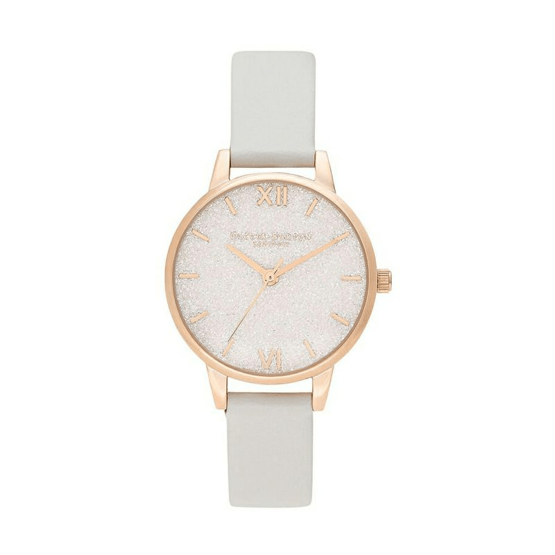 OLIVIA BURTON Glitter Dial - Vegan Blush & Pale Gold