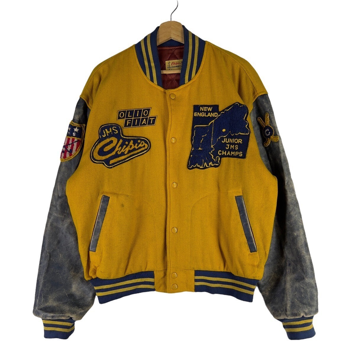 vintage 50s CHIPIE LEATHERMAN VARSITY JACKET