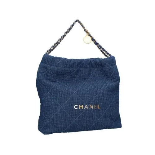 CHANEL デニムチェーンショルダーバッグ
