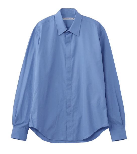 JOHN LAWRENCE SULLIVAN BROADCLOTH REGULAR COLLAR SHIRT