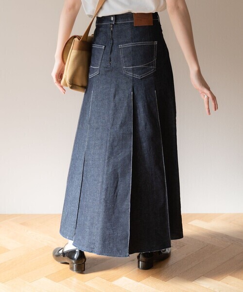 FREAK'S STORE サムシング 別注Wide Pleats Skirt/別注ワイドプリーツスカート