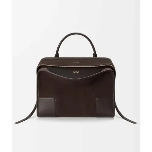 LOEWE アマソナ180 バッグ ラージ（スエード）