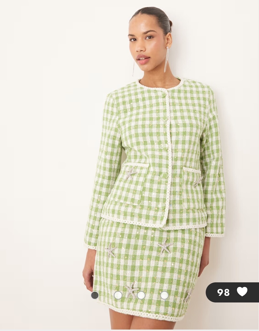 sister jane Tweed jacket co-ordinate