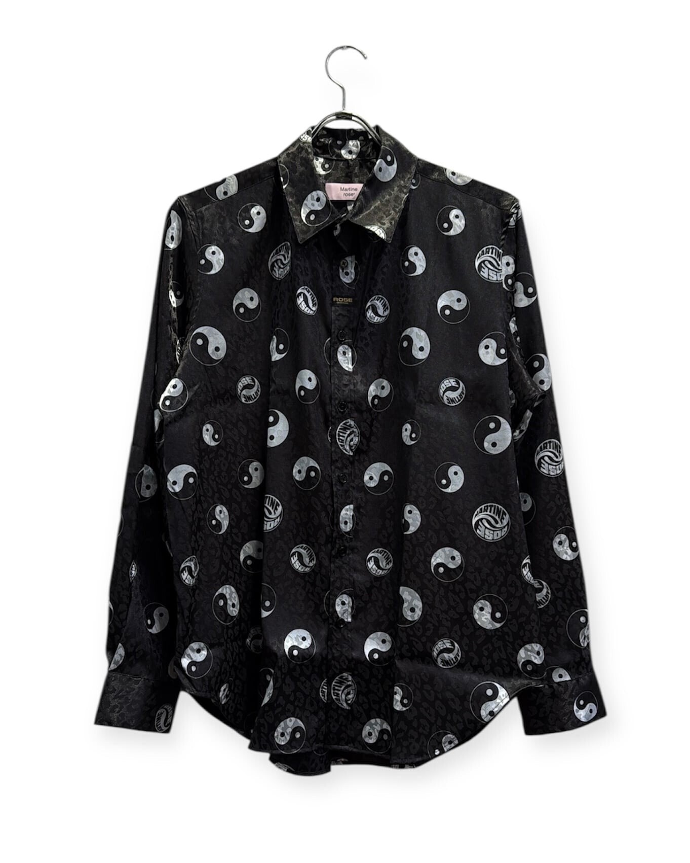 MARTINE ROSE CLASSIC SHIRT BLACK YING YANG
