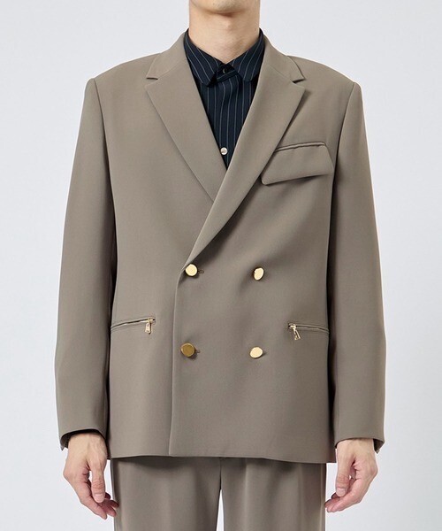 CULLNI 〈別注〉DOUBLE BLEAST JACKET/シワになりにくい